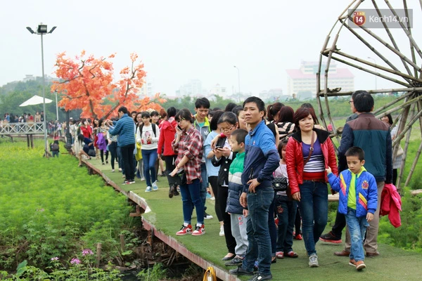 7.000 người kéo đến, thung lũng hoa Hồ Tây tan hoang sau hơn 2 ngày miễn phí