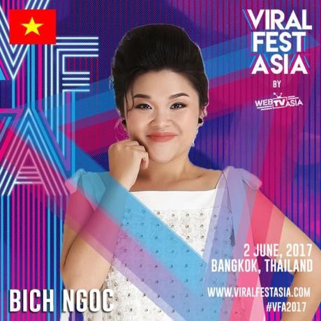 Á quân Vietnam Idol Bích Ngọc đại diện Việt Nam tham dự Viral Fest Asia 2017 - Ảnh 2 A quan Vietnam Idol Bich Ngoc dai dien Viet Nam tham du Viral Fest Asia 2017 - Anh 2