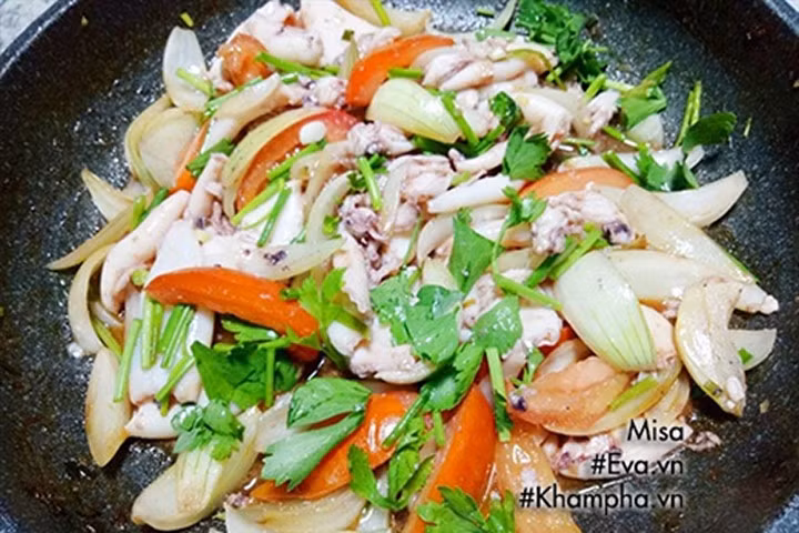 Mực xào chua ngọt giòn sần sật ngon cơm