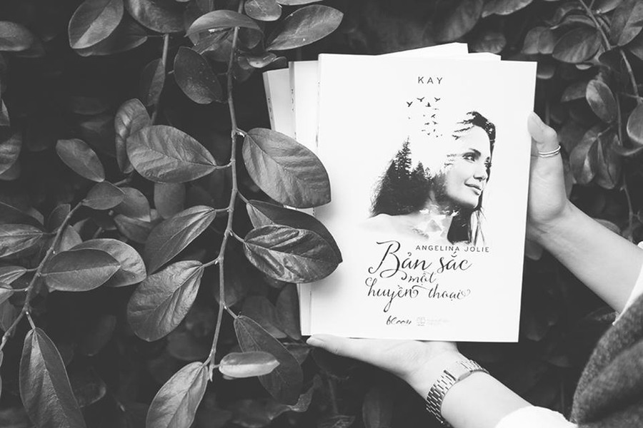 Sách "Angelina Jolie - Bản sắc một huyền thoại". Ảnh: BB