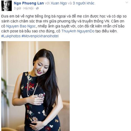 Hoa hậu Ngô Phương Lan mang thai sau gần 3 năm lấy chồng - Ảnh 1 Hoa hau Ngo Phuong Lan mang thai sau gan 3 nam lay chong - Anh 1
