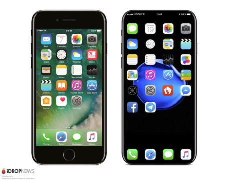 Xuất hiện thiết kế iPhone 8 không viền màn hình - Ảnh 1 Xuat hien thiet ke iPhone 8 khong vien man hinh - Anh 1