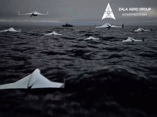 Zala KYB có thể được phóng hàng loạt trên biển