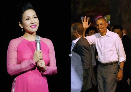 Trước ông Obama, Mỹ Linh từng hát quốc ca cho Hoàng gia Nhật Bản