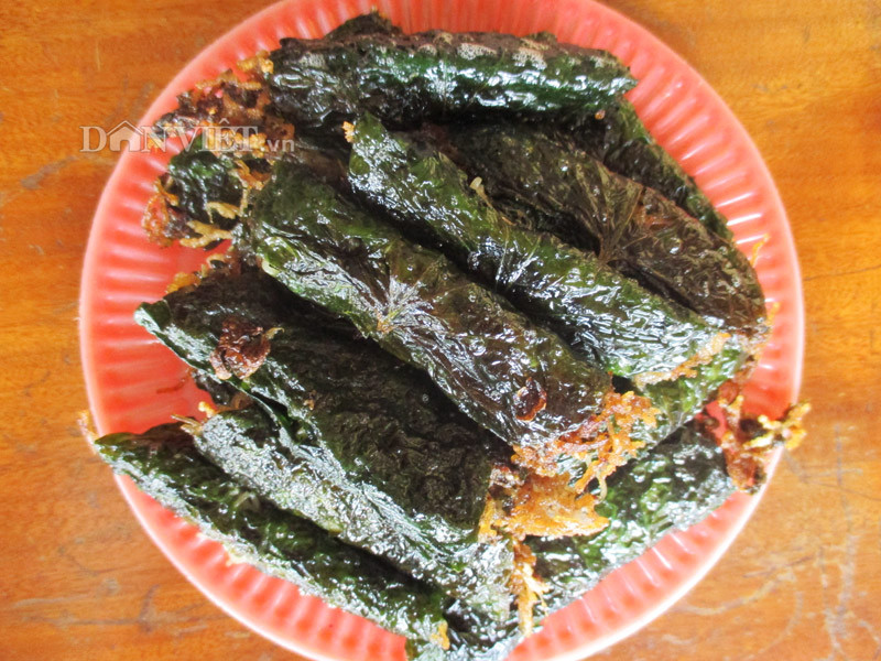 Ngon lạ thịt nhái cuốn lá lốt ở vùng quê xứ Nghệ