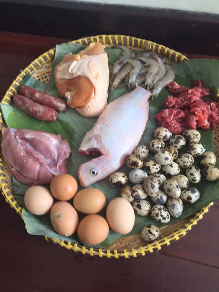 thực đơn, bữa tiệc, 300.000, 10 món, bày biện, món ngon