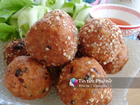 Chả cốm bọc trứng cút chiên giòn ngon tuyệt - Ảnh 9 Cha com boc trung cut chien gion ngon tuyet - Anh 9