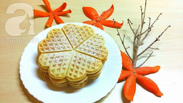 Làm bánh Waffle giòn ngon thơm phức ăn sáng “kiểu Tây” nhé!