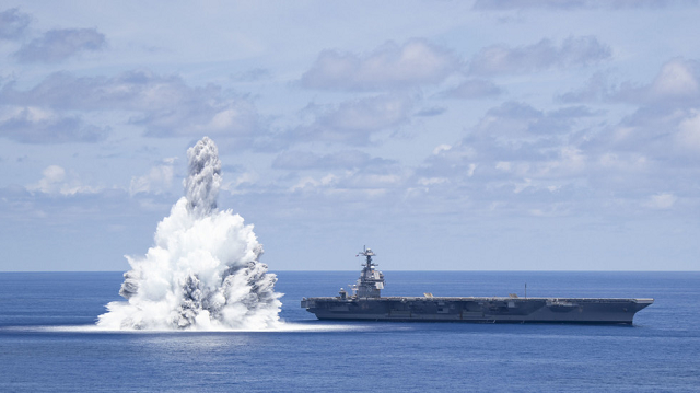 Hình ảnh thử tàu USS Gerald R.Ford.