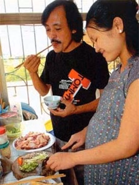 Giang Còi khoe vợ nấu ăn rất ngon