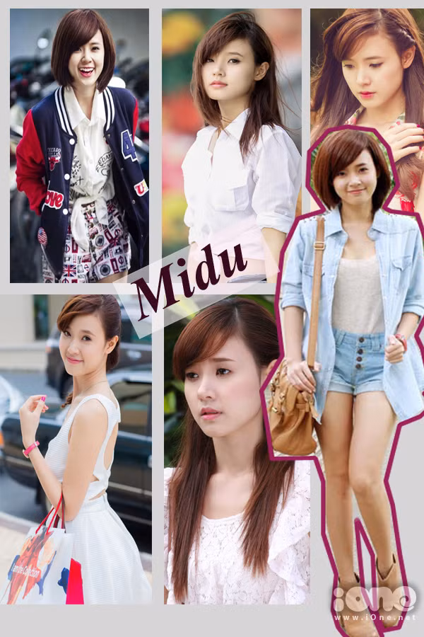 Năm 2014, hot girl Midu khá im tiếng và không có nhiều hoạt động trong lĩnh vực nghệ thuật. Điểm đáng chú ý nhất trong năm của Midu có lẽ là sự kiện cô nàng vừa bí mật đính hôn với bạn trai thiếu gia Sài thành hồi cuối năm 2014. Cả fanpage và trang cá nhân của Midu cũng có gần 500.000 lượt like và theo dõi đấy nhé.