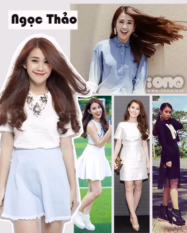 Ngọc Thảo không còn là cái tên xa lạ trong làng giải trí Việt. Dễ thương, nhí nhảnh nhưng không kém phần cuốn hút, quyến rũ là đặc trưng riêng của hot girl Sài thành. Sở hữu style năng động, cá tính, Ngọc Thảo là cái tên được nhiều nhà quảng cáo, làm phim "chọn mặt gửi vàng". Năm 2014, cô nàng đã rời khỏi nhóm Phở để định hướng con đường riêng của mình. Việc thay đổi phong cách từ trong sáng dễ thương sang sexy, quyến rũ, nhất là vai diễn trong bộ phim Căn hộ số 69 của Ngọc Thảo nhận phải nhiều ý kiến trái chiều. Tuy nhiên, độ phủ sóng của cô nàng vẫn dày đặc trên truyền thông và hút gần 400.000 lượt theo dõi.