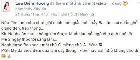 Rộn ràng không khí giáng sinh trong từng nhà Sao Việt - Ảnh 14 Ron rang khong khi giang sinh trong tung nha Sao Viet - Anh 14