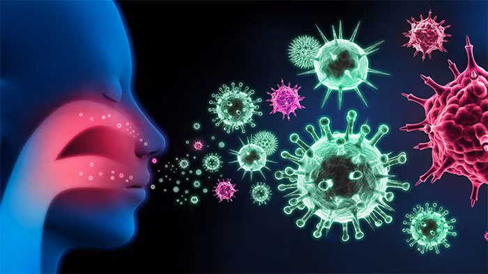 Virus cúm A tấn công gây nhiễm trùng đường hô hấp ở trẻ