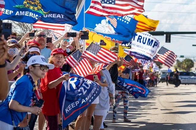 Người ủng hộ cựu TT Donald Trump.