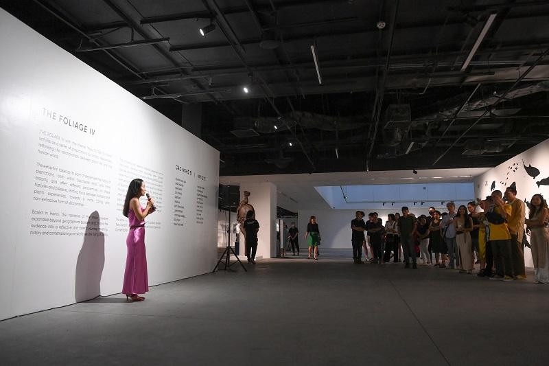 Nhà điêu khắc Lập Phương, đại diện các nghệ sĩ phát biểu tại Lễ khai mạc Nhà điêu khắc Lập Phương, đại diện các nghệ sĩ phát biểu tại Lễ khai mạc