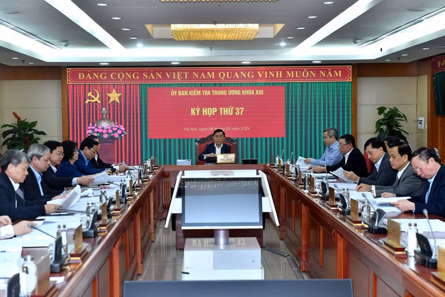 Thông cáo báo chí Kỳ họp thứ 37 của Ủy ban Kiểm tra Trung ương 