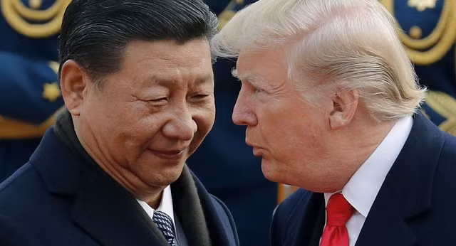 Chủ tịch Trung Quốc Tập Cận Bình và TT Mỹ Donald Trump.