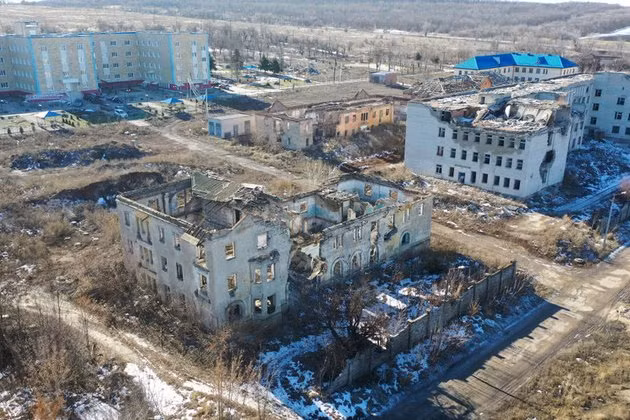 Giao tranh vùng Donbass.