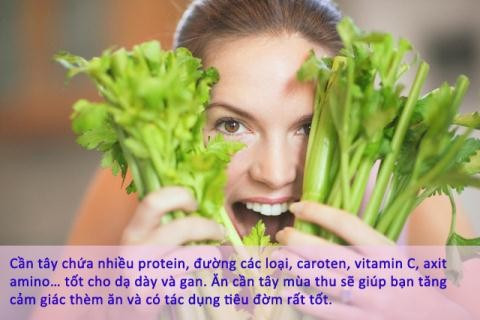 Những loại rau xanh nên ăn nhiều trong mùa thu