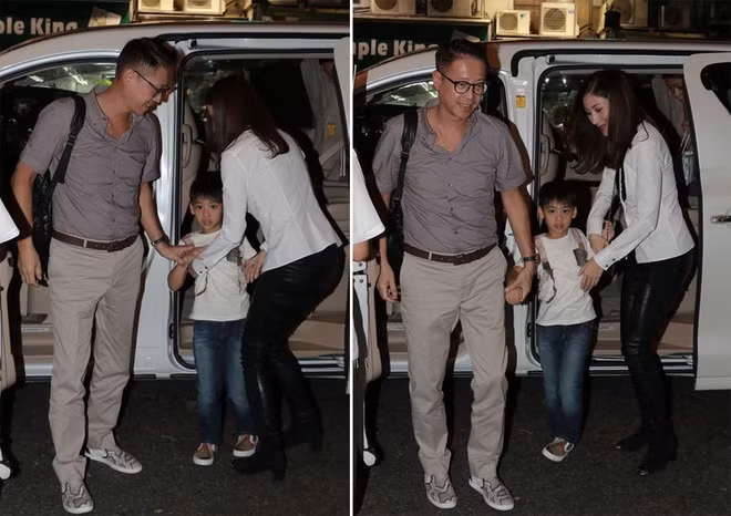 Con trai Hoa hậu Lý Gia Hân bỡ ngỡ trước ống kính