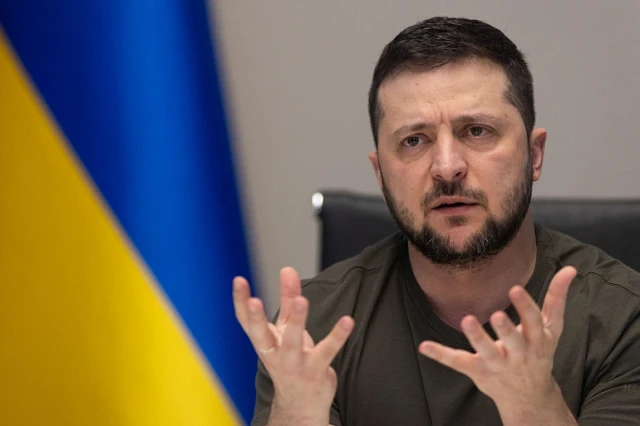 Tổng thống Ukraine Zelensky.