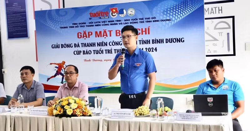 Giải Bóng đá Nam Thanh niên công nhân tỉnh Bình Dương Cúp Báo Tuổi trẻ Thủ đô - năm 2024 thu hút 20 đội bóng đăng ký tham gia