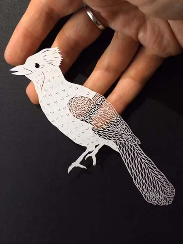 Trầm trồ trước các bức tranh cắt giấy bằng tay tinh tế tới từng milimet 16