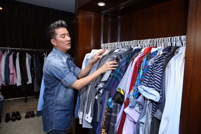 Kho quần áo hiệu nghìn món của Đàm Vĩnh Hưng