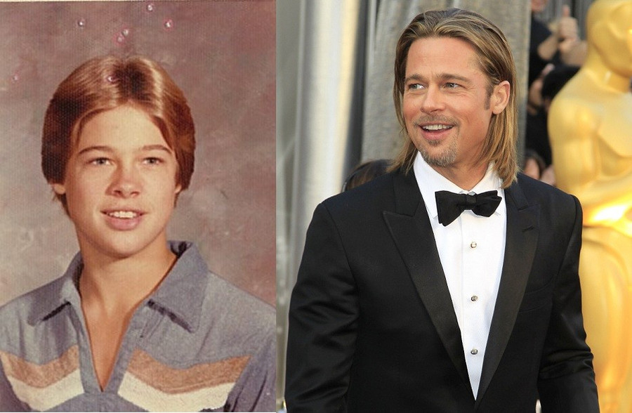 “Sao” trước và sau khi nổi tiếng ảnh 6 Brad Pitt
