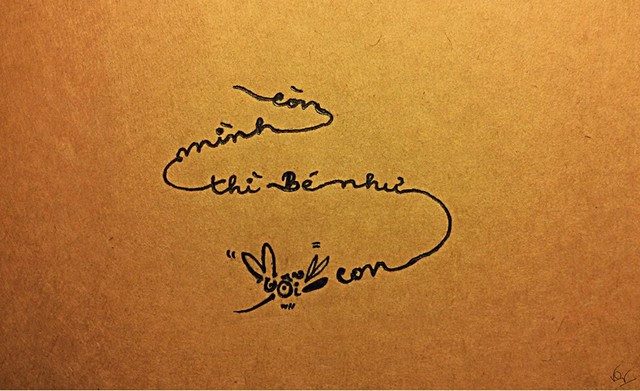 Còn mình thì bé như con muỗi