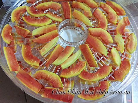 Mứt đu đủ sấy vị chanh leo dẻo thơm đón Tết - Ảnh 7 Mut du du say vi chanh leo deo thom don Tet - Anh 7