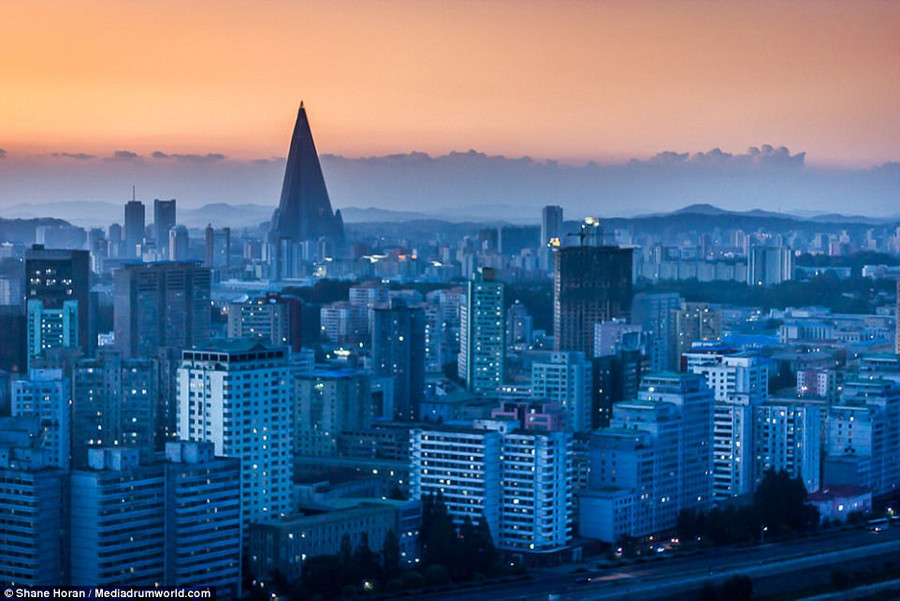 Tòa nhà cao nhất là khách sạn Ryugyong105 tầng vẫn chưa hoàn thành
