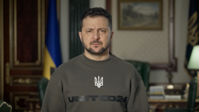 Tổng thống Ukraine Vladimir Zelensky.