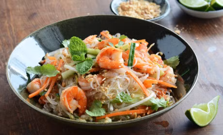 Cach lam mien tron tom thit tuyet ngon, ngon mieng mua he - Anh 1