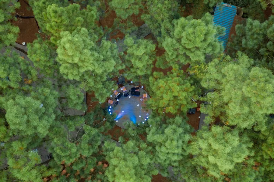 Được chứng nhận giải thưởng Resort bên rừng sang trọng hàng đầu châu Á 2018 bởi World Luxury Hotel Awards, Flamingo Đại Lải Resort thường xuyên tổ chức các sự kiện âm nhạc trong rừng thông