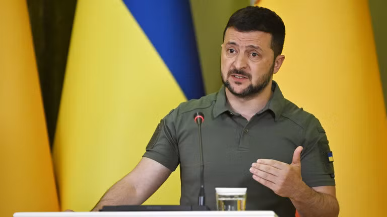 Tổng thống Vladimir Zelensky.