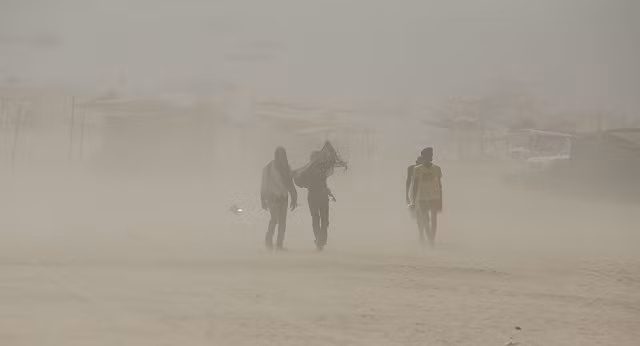 Bão bụi tấn công Ấn Độ