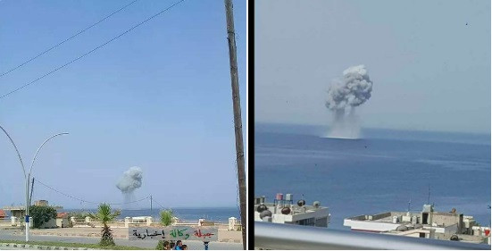 Hình ảnh chiếc máy bay rơi xuống biển được đăng trên mạng xã hội Hình ảnh chiếc máy bay rơi xuống biển được đăng trên mạng xã hội