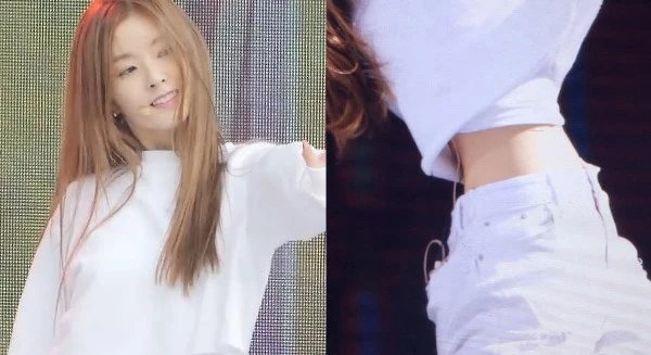 Fan bất ngờ với vòng eo con kiến của Irene