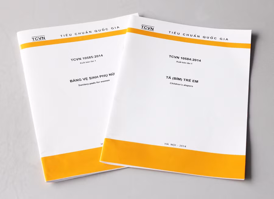 TCVN cho tã (bỉm) trẻ em và băng vệ sinh phụ nữ vừa được ban hành