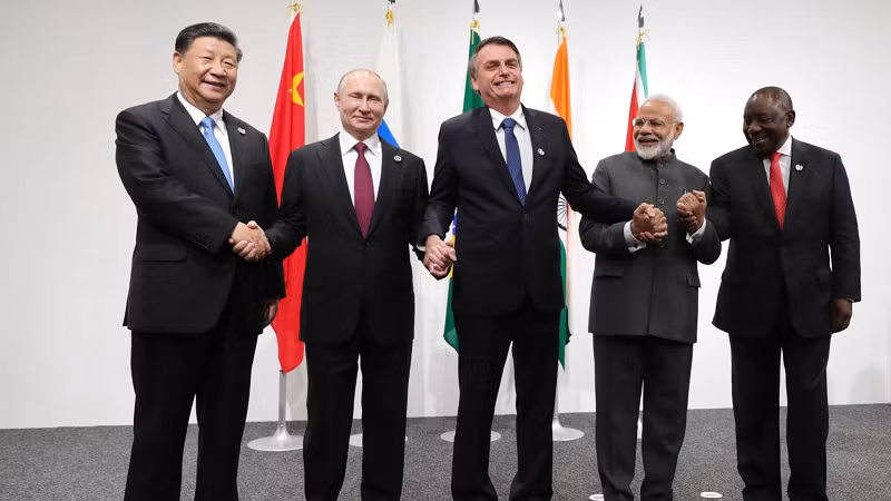Lãnh đạo các quốc gia thuộc nhóm BRICS.