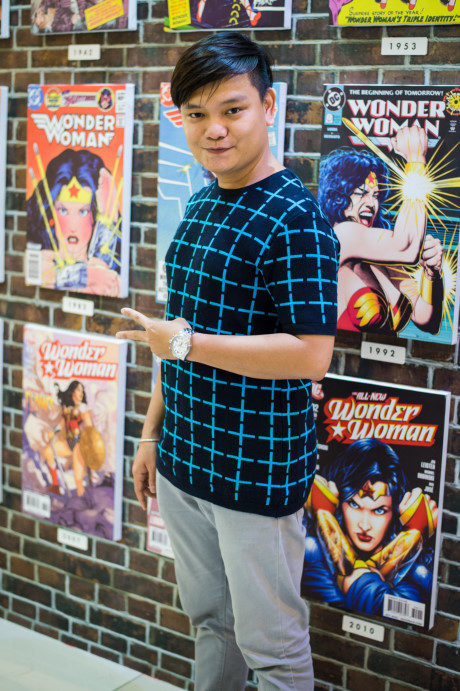 A hau Huyen My mot minh di xem phim sau on ao 