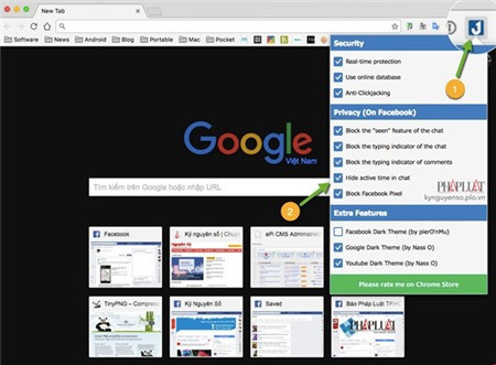 Tiện ích giúp bạn không bao giờ bị mất Facebook - Ảnh 2 Tien ich giup ban khong bao gio bi mat Facebook - Anh 2