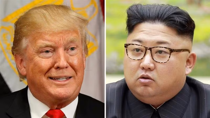 Tổng thống Mỹ Donald Trump và Lãnh đạo Triều Tiên Kim Jong-un 