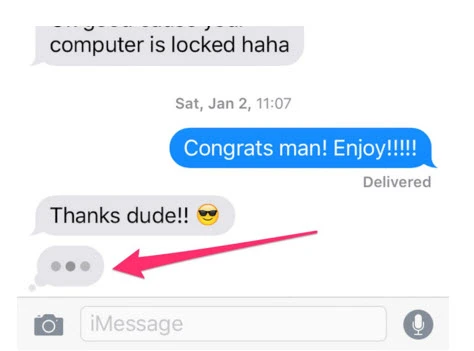 Điều đặc biệt đằng sau dấu ba chấm nhấp nháy trên iMessage