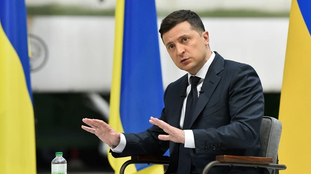 Tổng thống Ukraine Vladimir Zelensky.