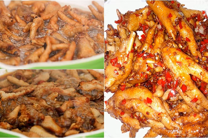 Chân gà chiên mắm giòn dai, ngon tuyệt