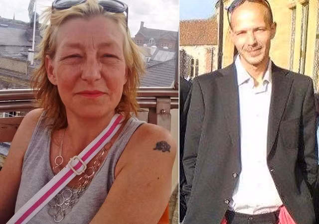 Ông Charlie Rowley (phải) và bà Dawn Sturgess