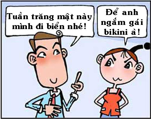 Truyện tranh: Những kiểu ghen không thể nhịn cười hình ảnh 1 truyen tranh: nhung kieu ghen khong the nhin cuoi hinh anh 1